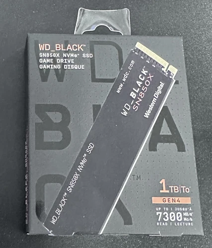 WD BLACK 1TB SN850X NVMe Internal Gaming SSD - WDS100T2X0E-00<wbr/>BCA0 - Brand New
