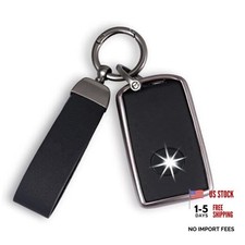 Key Fob Cover, Car Key Case Shell Protector Compatible with 2019-2026 Black