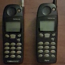 Nokia Vintage Bar Style Black Cell Phones Lot of 4