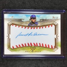 2025 Boys of Summer PAUL LO DUCA Fabrics of the Game Baseball Auto 20/50