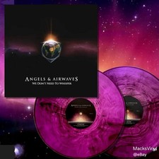 Angels  Airwaves "We Don't Need To Whisper" 2LP Purple Galaxy Vinyl Blink 182 