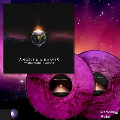 #ad Angels amp; Airwaves quot;We Don#x27;t Need To Whisperquot; 2LP Purple Galaxy Vinyl Blink 182 $59.95
