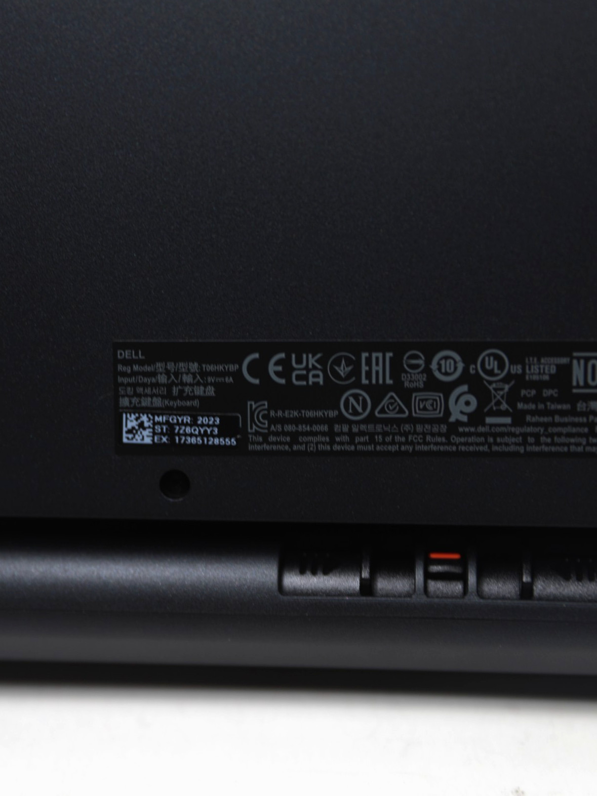 Open-Dell KGC66 SWT-KBD Keyboard for Latitude Rugged 7230 – US Layout