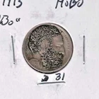 1913 Hobo Buffalo Nickel by George Washington "Bo" Hughes