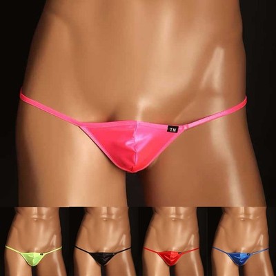 Low Rise Underwear G-String Tanga Bulge Pouch Comfortable Fit Double Thin Belt