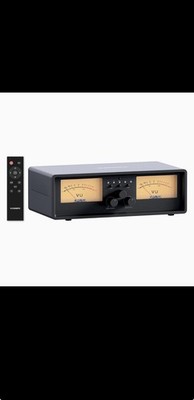 NEOHIPO ET30 Dual Analog VU Meter, 2-Way Amplifier/Speaker Switcher Box Audio 