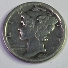 1926-S Mercury Dime, Semi Key Date 90% Silver 10C Coin