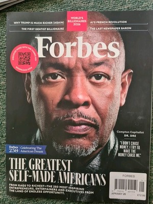 Forbes magazine April/May 2026 Tje Greatest Self-Made Americans Brand New