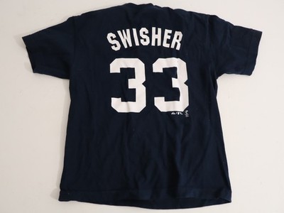 New York Yankees Swisher #33 Youth Small Navy Alstyle T-Shirt