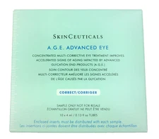Skin Ceuticals A.G.E. Advanced Eye Sample 4 ml/0.13 fl oz [10 Pack] NIB