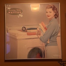 Kelley Morning With Maytag Advertorial Poster 1990 Graphique De France