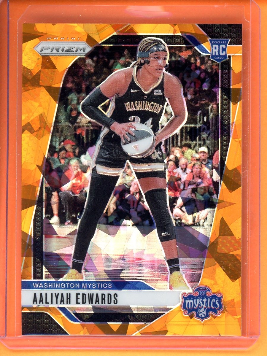 Aaliyah Edwards Ice Orange Prizms Rookie 2024 Panini Prizm WNBA #70