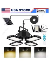 168LED Solar Pendant Light Outdoor Indoor Solar Powered Motion Sensor Shed Light