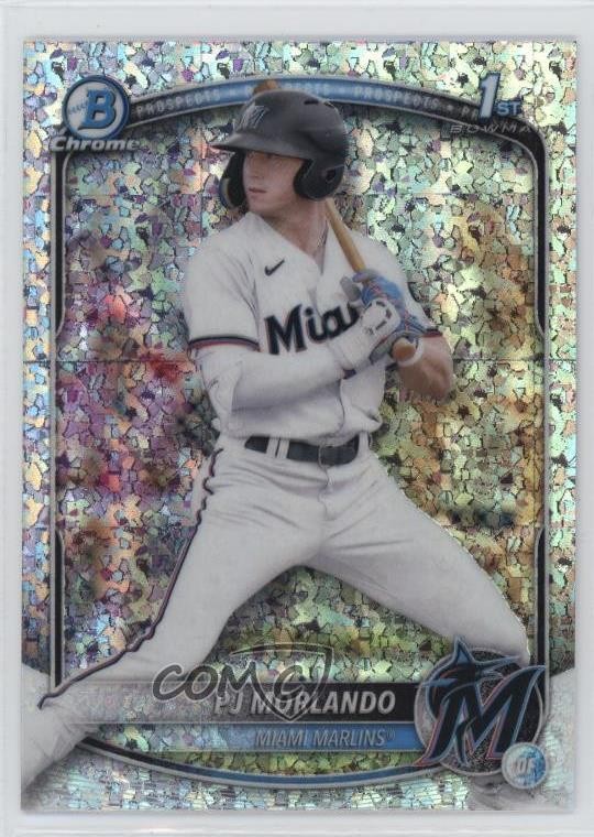 2025 Bowman Chrome Prospects Mini-Diamond Refractor PJ Morlando #BCP-91 2a9