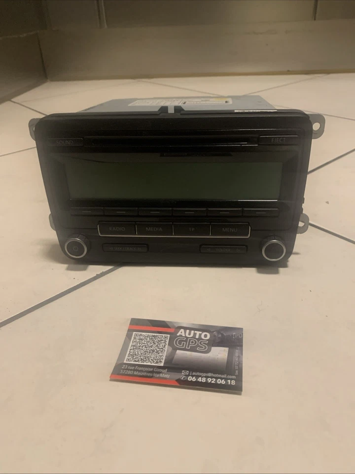 Autoradio CD - VOLKSWAGEN GOLF VI (6) (5K) - Référence : 1K0035186AA - Photo 4/4
