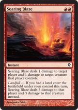 Searing Blaze - Light Play MTG Worldwake