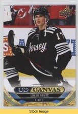 2024-25 Upper Deck Series 1 UD Canvas Simon Nemec #C-67 READ 1u6