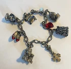 Vintage Wizard Of OZ 3D Charm Bracelet TEC Costume Jewelry