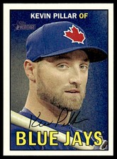 Kevin Pillar 2016 Topps Heritage #206 Toronto Blue Jays 27002 Baseball Card