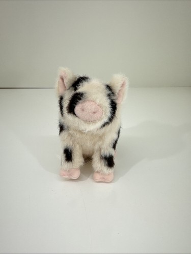 American Girl Doll Blaire’s Pet Piglet Pig Spotted Mini Plush 2019 5” Retired - Picture 3 of 4