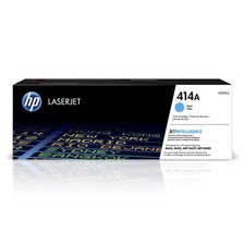 HP 414A W2021A Cyan Toner Cartridge Works with Color LJ Enterprise M455dn,