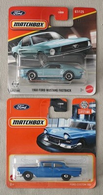 2er Ford Set, 1968 Ford Mustang Fastback/ Ford Custom 300, Hot Wheels NEU