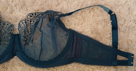 Dita Von Teese Fantastique Bra Green Size 36G D59032 Lace Underwire New 
