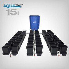 Autopot 1Pot Bewässerungsset 60x15L - Stromlos, AQUAvalve5, Komplettset mit Tank