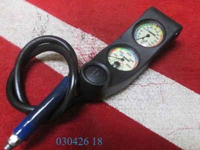 SCUBA DIVING PRE-OWNED SHERWOOD SCUBA 3-GAUGE CONSOLE! EXCELLENT CONDITION!