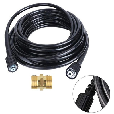 #ad Pressure Washer Hose with M22 Connector 10m 15m for Karcher Robust Rubber Hose $53.66