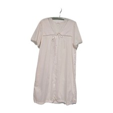 Vintage Barbizon Robe Pink Floral Lace Dressing Gown Granny Chic Cottagecore S/M