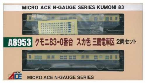 Поезд Micro Ace Ngauge Kumoni 83-0 серии Ska цветной поезд Mitaka комплект из 2 вагонов поезд A8953 26790₽