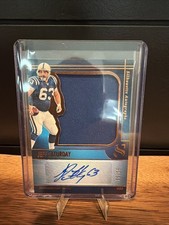 2025 Panini Silhouette Autographs Jeff Saturday Patch Auto Numbered /99 SA-JSY
