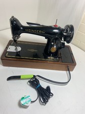 Singer Sewing Machine, 201k, 1952, EH451604, refurbished, Carry Case, mototised.