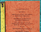 1951 Louisiana & Arkansas Railway Kansas City Southern Railroad Agreemnt KCS L&A — photo 2