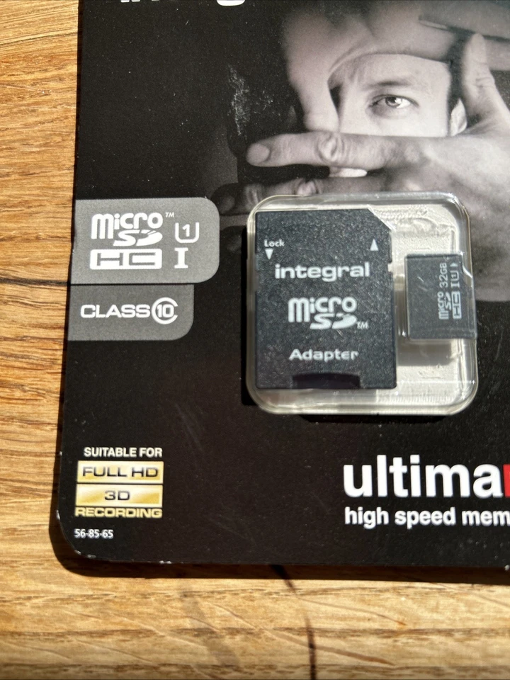 MicroSD Memory Card 32GB Integral Class10 for Smartphones Cameras & GoPro 40MB/s - Image 4 of 4