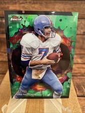 2024 Topps Finest Football Green Refractor Rare #218 Dan Pastorini /25 Oilers