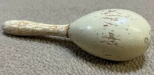 Vintage Wooden Darning Egg Sock Darner Sewing Tool Primitive Mending