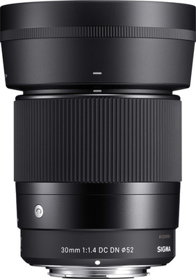 SIGMA 30mm f/1.4 DC DN CONTEMPORARY LENS (SONY E) + SIGMA HOOD & 4 YEAR WTY.