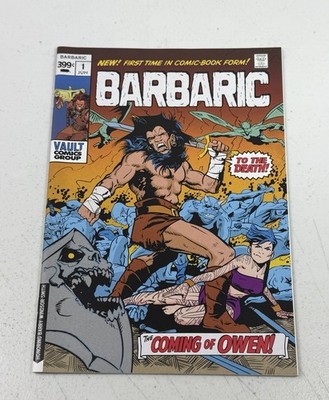 Barbaric #1- Tim Daniel Conan Homage Variant 2021 Vault Comics