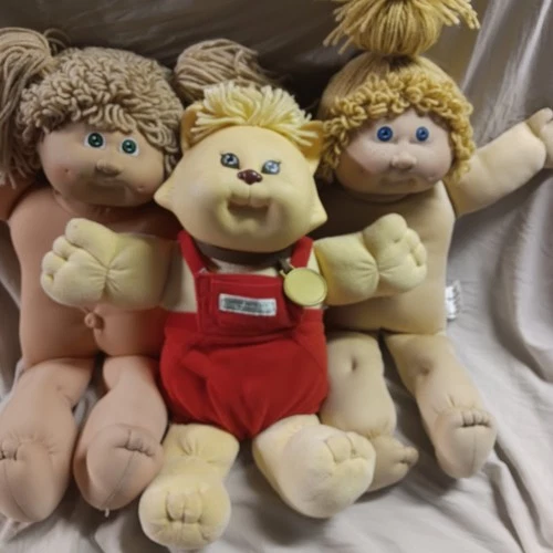 2 Cabbage Patch Dolls And Koosas AS IS