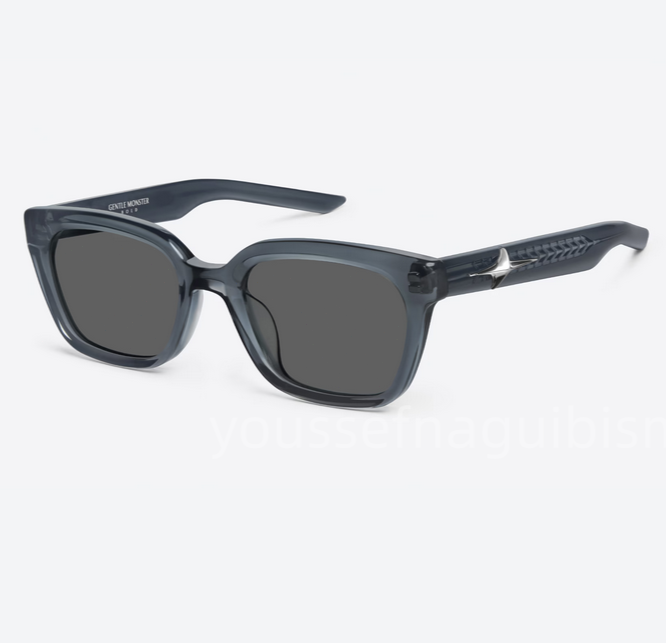 GentleMonster Bold - Hesse GC13 Unisex Sunglasses Gray Frame Gray