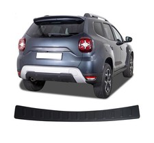 Schwarz Ladekantenschutz für Dacia Duster 2017-2022 Kunststoff ABS mit Abkantung