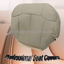 Fits 1999-2002 Chevy Suburban Driver Bottom Leather Seat Cover Light Shale Tan