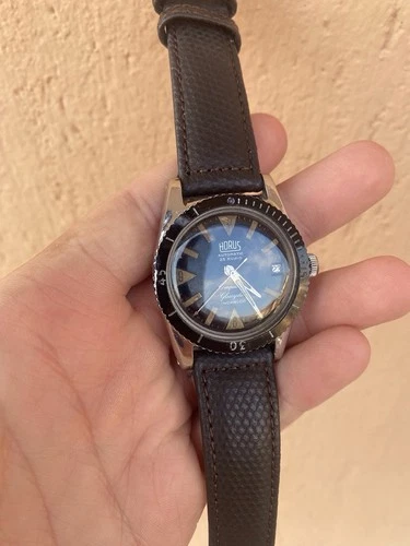 ULTRA RARE Skin Diver “Horus” Calypsomatic case, automatic