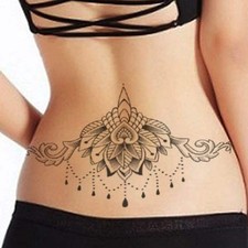MA ND Mandala Temporary Tattoo Stickers Waterproof Henna Body Art Flash Fake