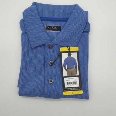 Bolle Men's Short Sleeve Performance Polo Shirt, Regatta Blue, S