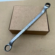 Vintage Craftsman Underline C Vanadium 12pt Offset Box End Wrench 1” 15/16” USA