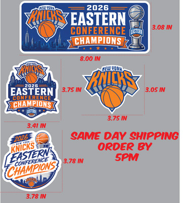 New York Knicks 2026 Eastern Conference Champions Sticker Pack