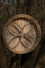 23  Handcrafted Shaman Drum   Goat Hide   Shamanic Drum- Shamanic Tool